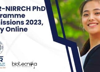 NIRRCH PhD Admissions 2023