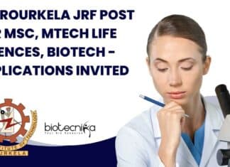 NIT Rourkela Job 2023