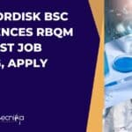 Novo Nordisk BSc Life Sciences RBQM Specialist Job Opening, Apply Online Novo Nordisk BSc Life