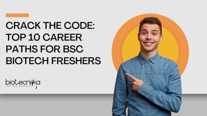 Biotech Career Paths Freshers - Top 10 Career Options For Freshers