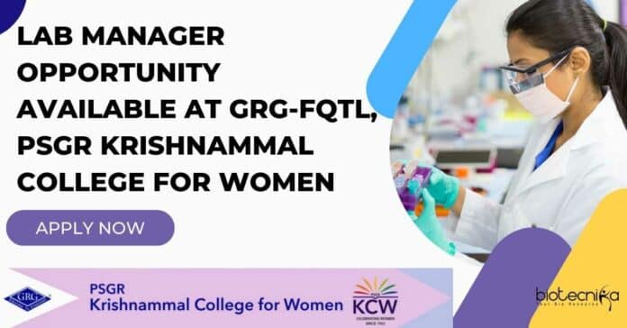 PSGR Krishnammal College Lab