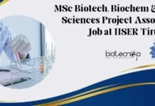Project Jobs at IISER