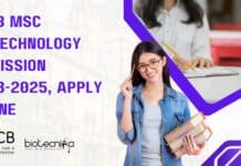 RGCB MSc Admission 2023-2025
