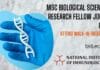 MSc Biological Sciences Research Fellow Job at NII – Attend Walk-In-Interview SRF Vacancy Biological Sciences