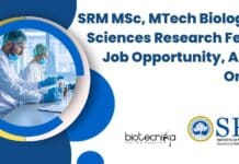 SRM Biological Sciences Research