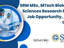 SRM Biological Sciences Research