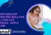 Sanofi Analyst Reporting Role For MSc, PhD Life Sciences – Apply Online Sanofi Analyst Reporting Role