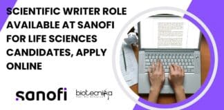 Scientific Writer Vacancies Available at Sanofi For Life Sciences Candidates, Apply Online