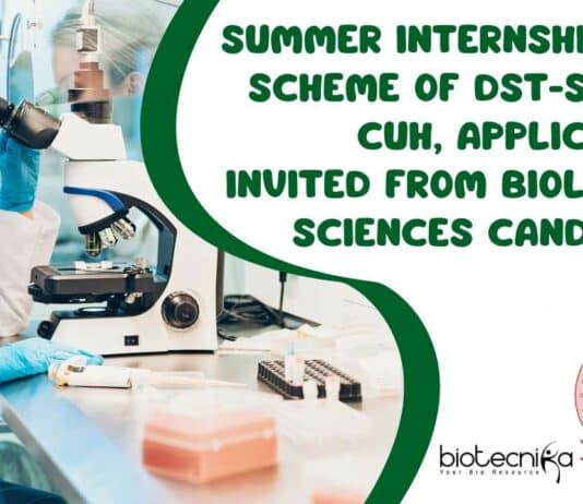 Summer Internship (SSR) Scheme