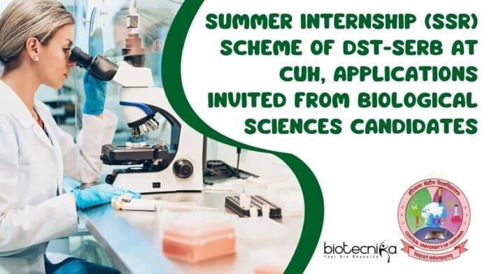 Summer Internship (SSR) Scheme
