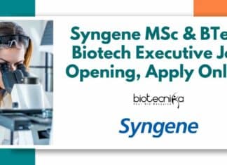 Syngene Biotech Job Vacancies