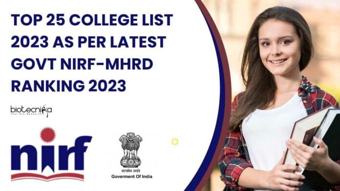 Top 25 Indian Colleges