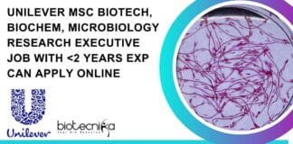 Unilever MSc Biotech