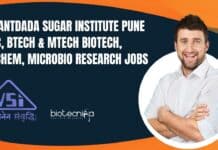 Vasantdada Sugar Institute MSc