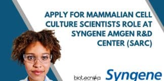 Syngene Bengaluru Cell Culture