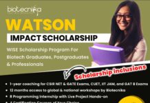Last & Final Call: Watson Scholarship Application Closes 31st July 2023 Watson Scholarship Application Closes 31st July 2023