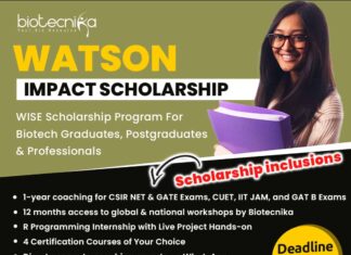 Watson Scholarship Application Closes 31st July 2023