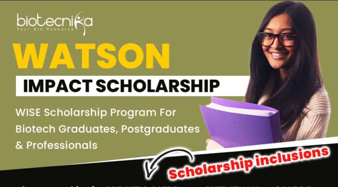 Watson Scholarship Application Closes 31st July 2023