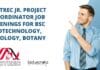 ACTREC Jr. Project Coordinator Job Openings For BSc Biotechnology, Zoology, Botany ACTREC Jr. Project Coordinator