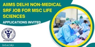 AIIMS Delhi Non-Medical SRF