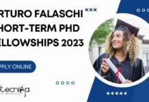Arturo Falaschi Short-term PhD Fellowships 2023 – Apply Online Arturo Falaschi Short-term PhD