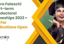 Arturo Falaschi Short-term Postdoctoral Fellowships 2023 – Call For Applications Open Arturo Falaschi Short-term Postdoctora