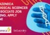 AstraZeneca Biological Sciences RA Associate Job Opening, Apply Online AstraZeneca Biological Sciences RA