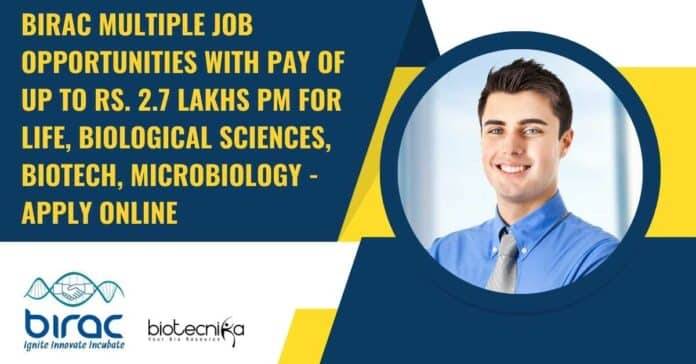 BIRAC Jobs 2023
