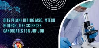 BITS Pilani Hiring MSc