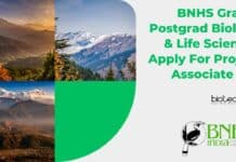 BNHS Grad & Postgrad Biology & Life Sciences Apply For Project Associate Job BNHS Project Associate Vacancy