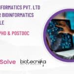 BaseSolve Informatics Pvt. Ltd Hiring For Sr Bioinformatics Scientist Role – MSc, MTech, PhD & Postdoc Eligible Bioinformatics Jobs Bangalore
