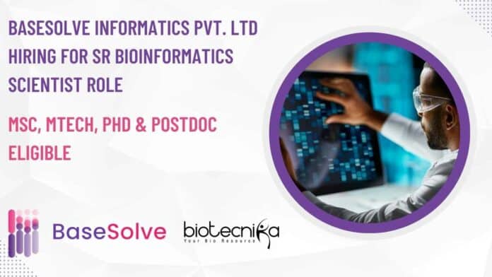 Bioinformatics Jobs Bangalore