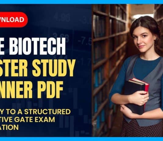 GATE Biotech Study Planner