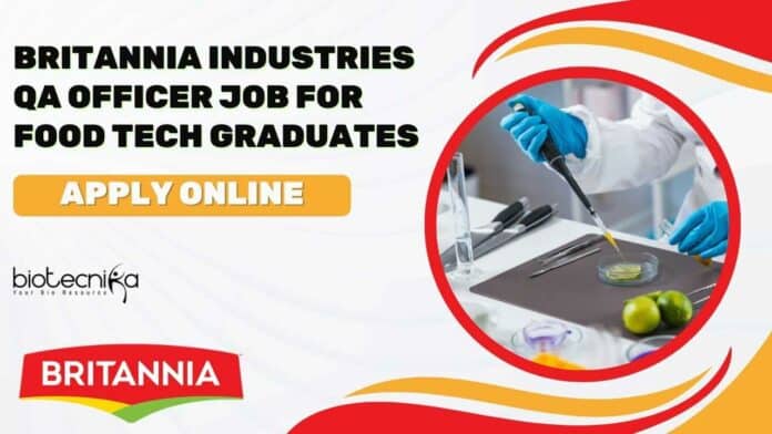 Britannia Industries QA Officer