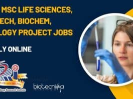 CDRI MSc Life Sciences, Biotech, Biochem, Zoology Project Jobs – Apply Online CDRI MSc Life Sciences