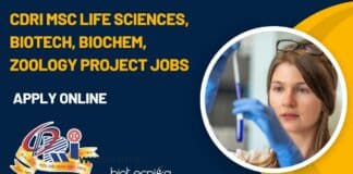 CDRI MSc Life Sciences