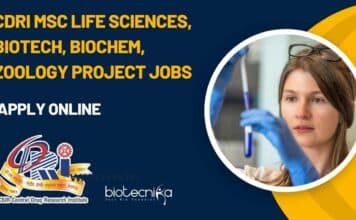 CDRI MSc Life Sciences