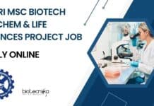 CFTRI MSc Biotech Biochem & Life Sciences Project Job – Apply Online CFTRI MSc Biotech Biochem
