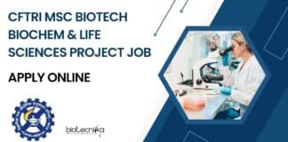 CFTRI MSc Biotech Biochem