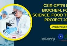 CSIR-CFTRI MSc Biochem