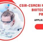 CSIR-CSMCRI MSc, BTech Biotech, Botany Project Job – Applications Invited CSIR-CSMCRI MSc BTec