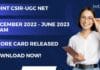 Joint CSIR-UGC NET December 2022 – June 2023 Exam Score Card Released – Download Now CSIR NET June Scorecard 2023 Released