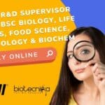 Cargill R&D Supervisor Job For BSc Biology, Life Sciences, Food Science, Microbiology & Biochem – Apply Online Cargill R&D Supervisor Job