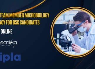 Cipla Microbiology Vacancy For