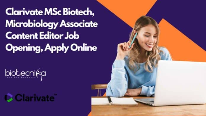 Clarivate MSc Biotech, Microbiology