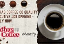 Cothas Coffee Co Quality Executive Job Opening – Apply Now Cothas Coffee Co Quality