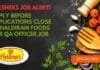 Freshers Job Alert! Apply Before Applications Close at Haldiram Foods For QA Officer Job Freshers Jobs Food Tech