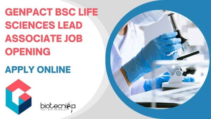 Genpact BSc Life Sciences