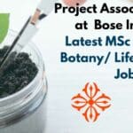 Bose Institute Project Job