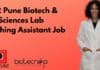 IISER Pune Lab Teaching Assistant Job For MSc, MTech Biotech, Life Sciences – Applications Invited IISER Pune Lab